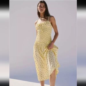 New Free People Lavender Daze Strawberry Dress Small